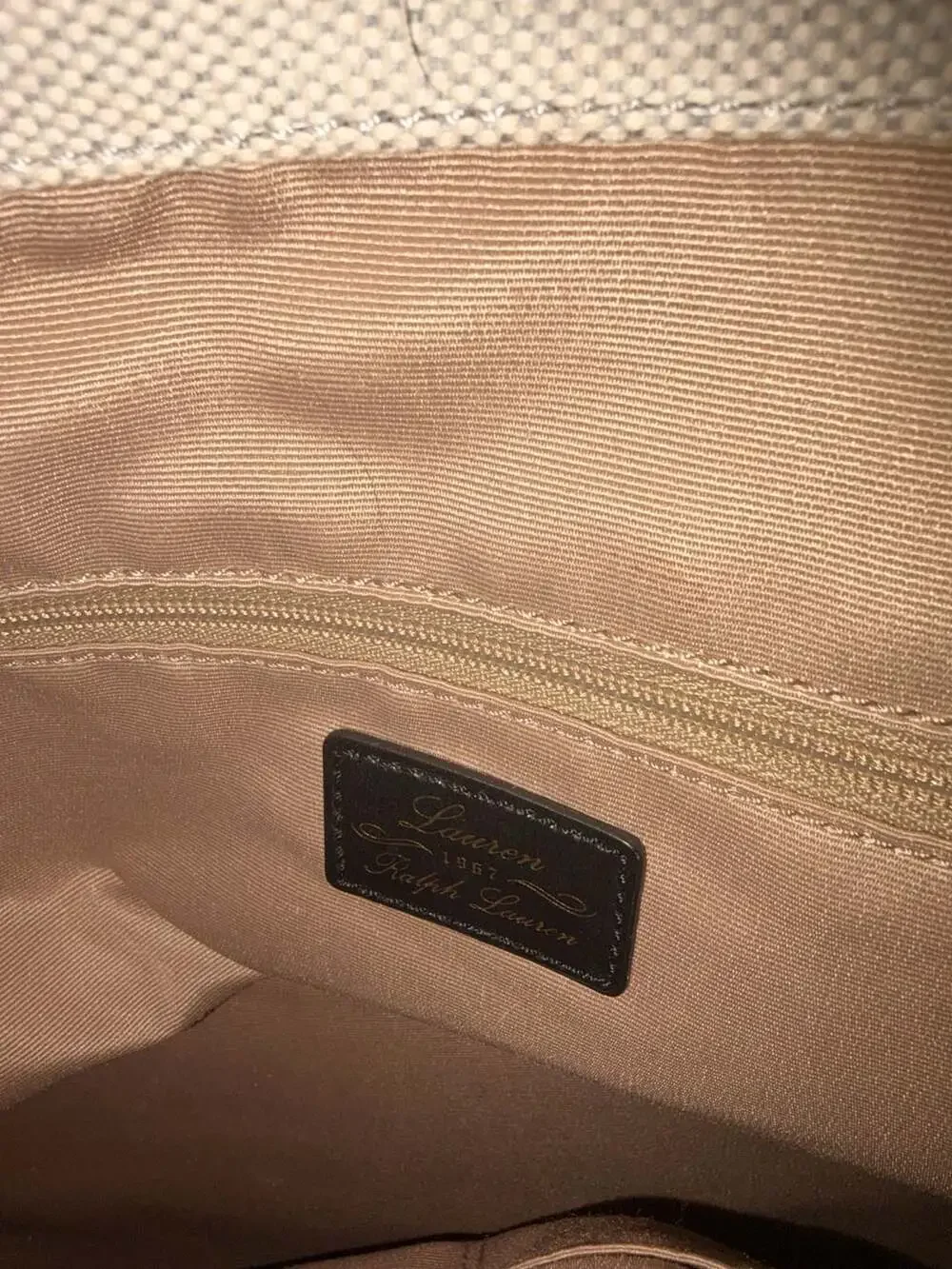 Lauren Ralph Lauren Floral Print Canvas Tote Bag